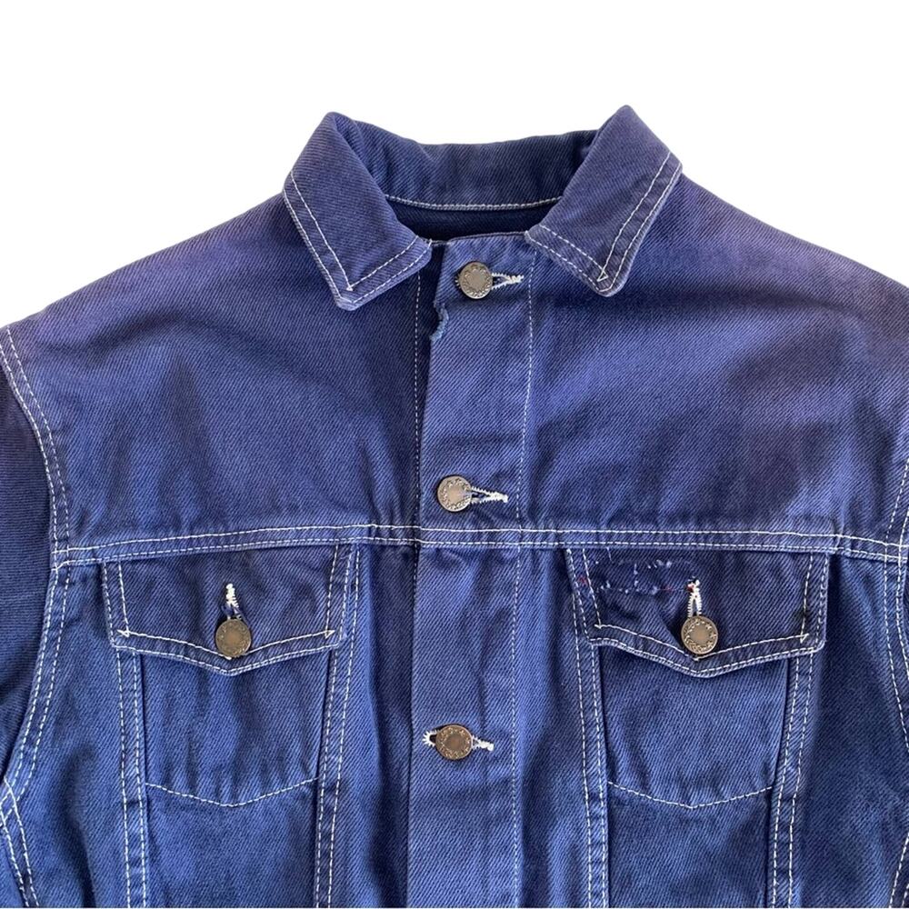 Reworked Apparel Spice Girls Graphic Custom Denim Jacket Juniors Large Upcycled - Picture 6 of 11